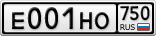 Е001НО750